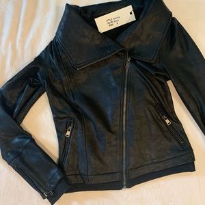Brand new with tags VICI dance & marvel faux leather jacket size small!